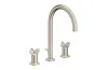 Змішувач Axor Archivio 190 Cross для умивальника на 3 отвори, Brushed Nickel (34027820) image 1