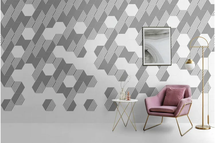 HEXA ELEMENT BLANCO 23х27 (плитка для підлоги і стін) зображення 3