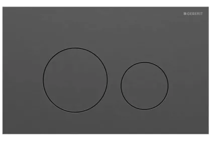 Кнопка змиву Sigma 40, чорний хром / матовий (115.628.QD.1)