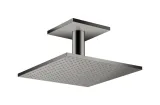 Верхній душ Axor 300х300 1jet P з тримачем зі стелі, Polished Black Chrome (35316330)
