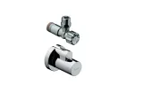 Кран кутовий Axor G 1/2"х3/8 з декоративною накладкою Chrome 51307000