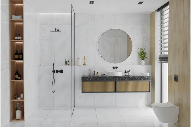 DELICATO світло-сірий 60х120 глянець (плитка для підлоги і стін) DEG97 зображення 2