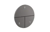 Перемикач ShowerSelect ID Round на 3 функції, Brushed Black Chrome (36779340)