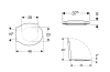 Сидіння для унітазу SELNOVA COMFORT дюропластове повільнопадаюче (501.559.01.1) image 2