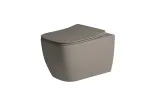 LOUNGE, Унітаз підвісний, з кріпленням, taupe matt (700036430)