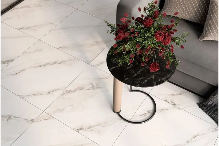 RIVIERA WHITE SATIN RECT 59.8х59.8 (плитка для підлоги і стін) зображення 3