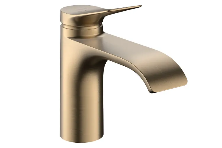 Змішувач Vivenis 80 CoolStart для умивальника з д/к pop-up, Brushed Bronze (75014140) зображення 1