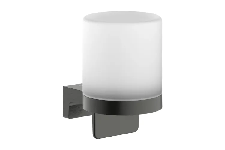 AddStoris S Дозатор підвісний для рідкого мила, Brushed Black Chrome/скло (41765340) image 1