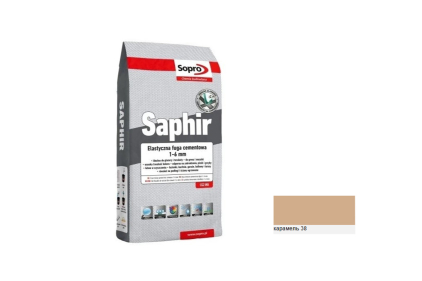 Затирка для швів SOPRO SAPHIR №9520 Карамель (38) 3 кг