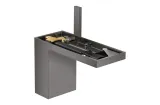 Змішувач Axor MyEdition 110 для умивальника без накладки, Brushed Black Chrome 47032340