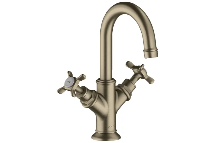 Змішувач Axor Montreux 160 для умивальника двохвентильний 16505820, Brushed Nickel зображення 1