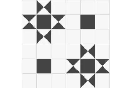 QUEEN BLACK 45.2х45.2 (плитка для підлоги і стін)