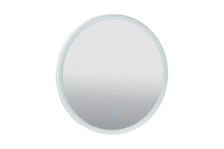 Дзеркало LORENZO white D-70 sensor, з підсвіткою, кругле, в сталевій рамі image 3