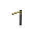 MALLORCA, Змішувач для умивальника H273 мм, brushed gold_matt black (700037543)