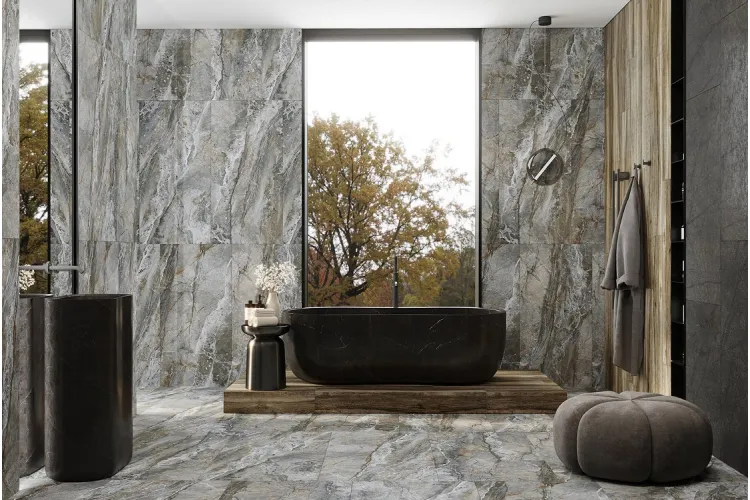 ALLURE 120х60 сірий sugar effect 12060 205 072/G (плитка для підлоги і стін) image 2