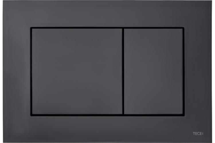 Панель змиву TECEnow з двома клавішами, чорна матова (9240407) image 1