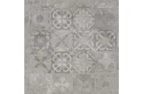 SOFTCEMENT SILVER DECOR PATCHWORK RECT 59.7х59.7 (плитка для підлоги і стін)