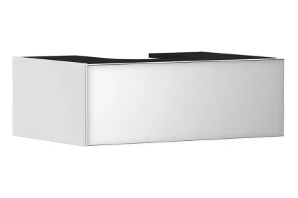 Тумба під консоль Xevolos E 780/550 з 1 шухлядою Matt White/Front Metallic White (54310320)