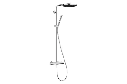 Душова система Pulsify S Puro Showerpipe 260 1jet EcoSmart з Ecostat Fine, Chrome (24223000)