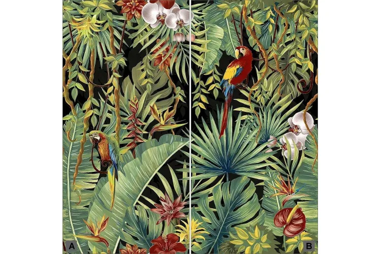 LOVE&DECORS EQUATORIAL RET A+B 120х120 декор-панно (плитка настінна) 00H6AD5 зображення 1