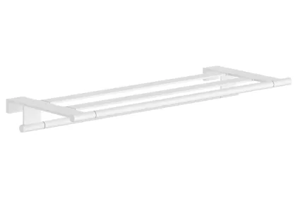 AddStoris S Поличка для рушників із тримачем 66.1x26.2 см, Matt White (41781700)