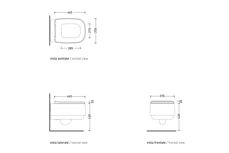 FLAG Сидіння для унітазу SoftClosing Carbone (FGCW03CAR) зображення 3