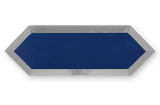 ECLIPSE BLUE SILVER BISEL 10x30 декор (плитка настінна)