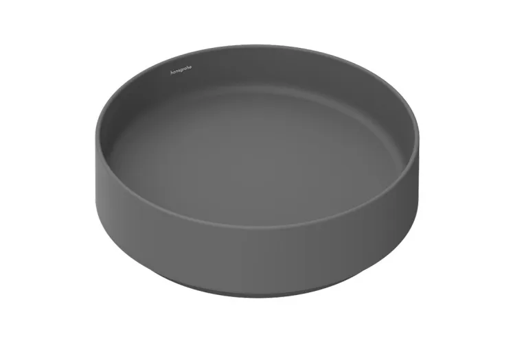 Умивальник Xuniva Evo S накладний без переливу 400х400 мм, Slate Matt Grey (60323760) зображення 1