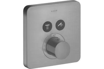 Термостат для 2-х споживачів Axor ShowerSelect прихований монтаж Brushed Bronze 36707140