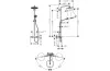 Душова система Croma Select S 280 RainAir 1jet Showerpipe для душу з термостатом, колір - хром (26790000) image 6