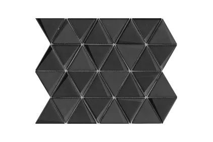 G133 EFFECT TRIANGLE BLACK 31x26 (мозаїка)