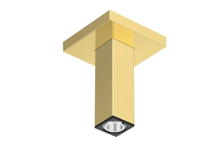 Кронштейн для верхнього душу зі стелі E 100 мм Polished Gold Optic (24338990) image 1