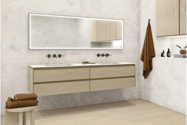 RAPOLANO 3300 WHITE RELIEVE LINE 64x147,5 декор (плитка настінна) image 2