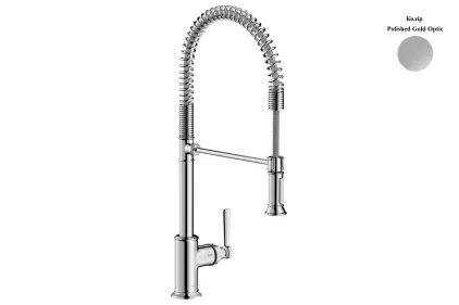 Змішувач Axor Montreux 210 для кухні Semi-Pro, Polished Gold Optic (16582990)