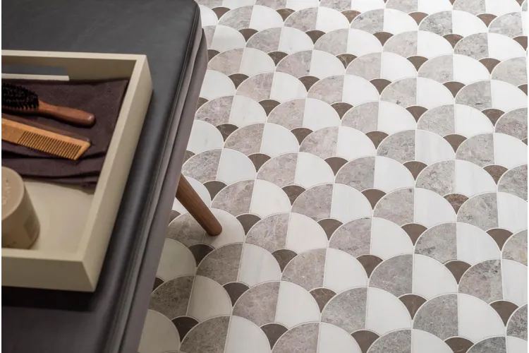 G148 FIGURE SHELL DARK 29,9X29,7 (мозаїка) зображення 7