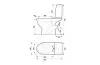 Унітаз-компакт EKO 770 011 механічний злив на 3/6 л, горизонтальний злив, нижнє підведення з сидінням поліпропіленовим, металеве кріплення зображення 3