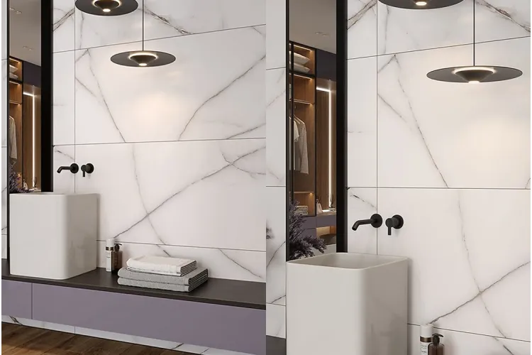 BELLARO WHITE SATIN RECT 59.8х119.8 (плитка для підлоги і стін) зображення 3