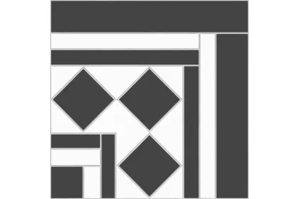 BRISTOL BLACK TACO 22.5х22.5 (плитка для підлоги і стін)