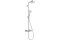Душова система Crometta Showerpipe 160 1jet з термостатом, білий/хром (27264400)