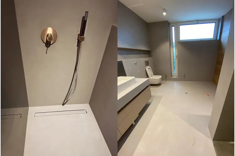 2F018 Мікроцемент Marmorino Unico Porfido (Graphite) зображення 2