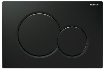Кнопка смыва Sigma 01 пластиковая черная (115.770.DW.5)
