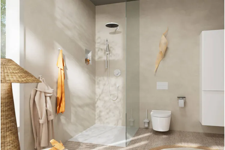 Термостат прихованого монтажу ShowerSelect Comfort S на 2 функції, Matt White (15554700) image 3