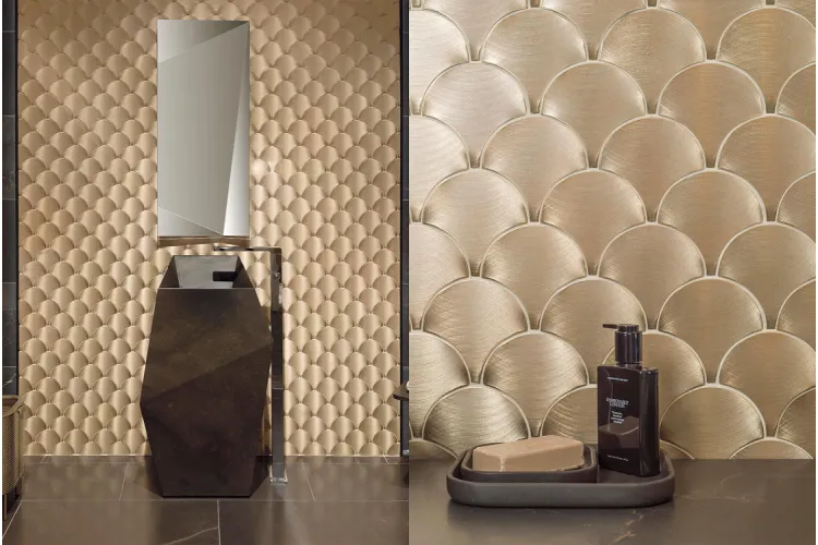 G146 GRAVITY ALUMINIUM SHELL GOLD 24.4x26.4 (мозаїка) зображення 6