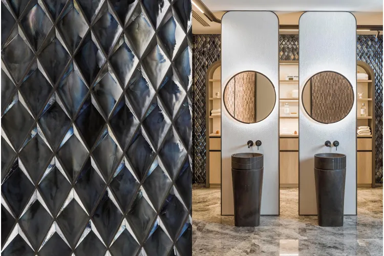 G136 OPAL BLUE 31.2x24x0.55/0.96 (мозаїка) зображення 7