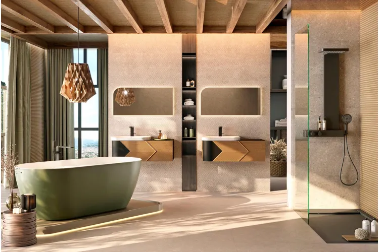 LOUNGE, Змішувач для ванни підлоговий, matt black (100333744) image 3