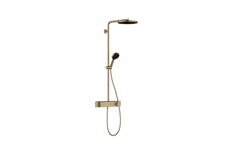 Душова система Pulsify S Showerpipe 260 1jet 400, Brushed Bronze (24220140) image 1