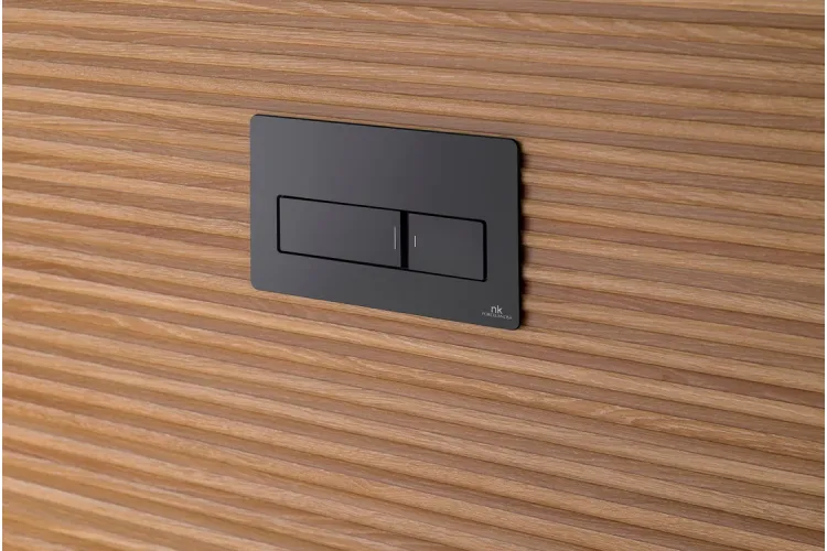 Smart-line, Кнопка змиву GLASS, подвійна, black (100303015) image 2