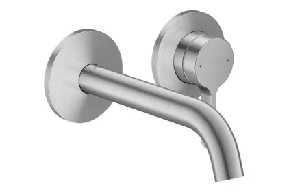 Змішувач AXOR One 160 для умивальника зі стіни, Brushed Nickel (48170820)