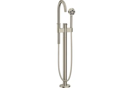 Змішувач One для ванни  підлоговий . Brushed Nickel (48440820)