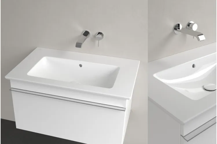 VENTICELLO Умивальник меблевий 800x500 мм б/о з переливом (41048JR1) CeramicPlus image 3